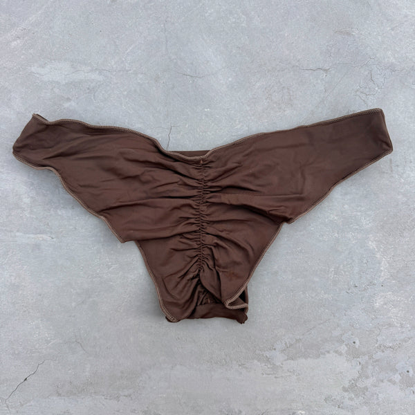 Cocoa Brown Lili Ripple Bikini Bottom-0