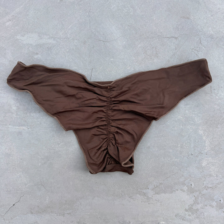 Cocoa Brown Lili Ripple Bikini Bottom-0