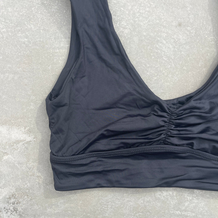 Light Black Crop Top-1
