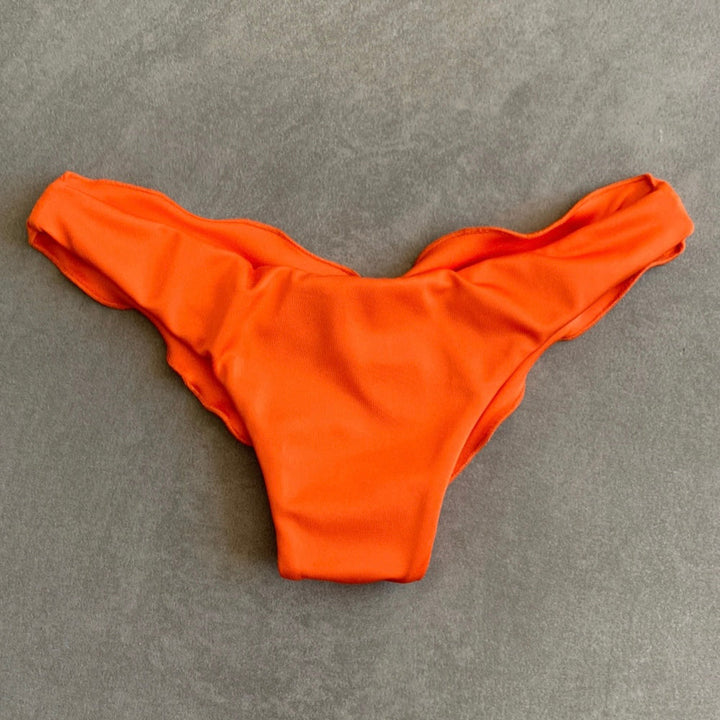 Carrot Orange Lili Ripple Bikini Bottom-2