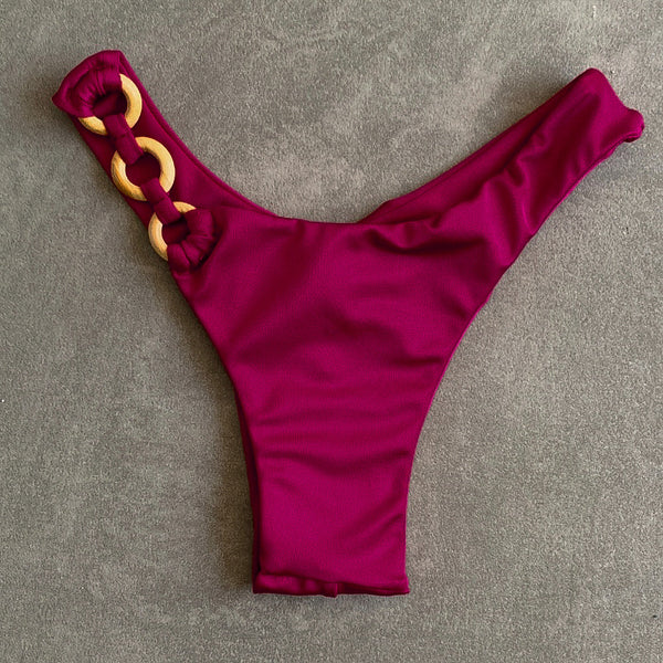 Cherry Bia Rings Bikini Bottom-0