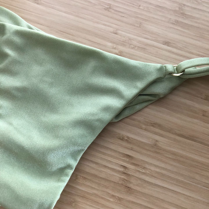 Olive Green Tanga Bikini Bottom-1