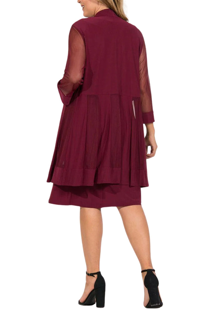 R&M Richards Embellished Panel Jacket Dress-4