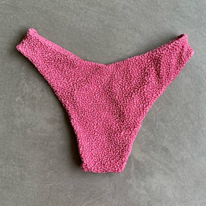 Desert Rose Beehive Textured Raquel Bikini Bottom-1