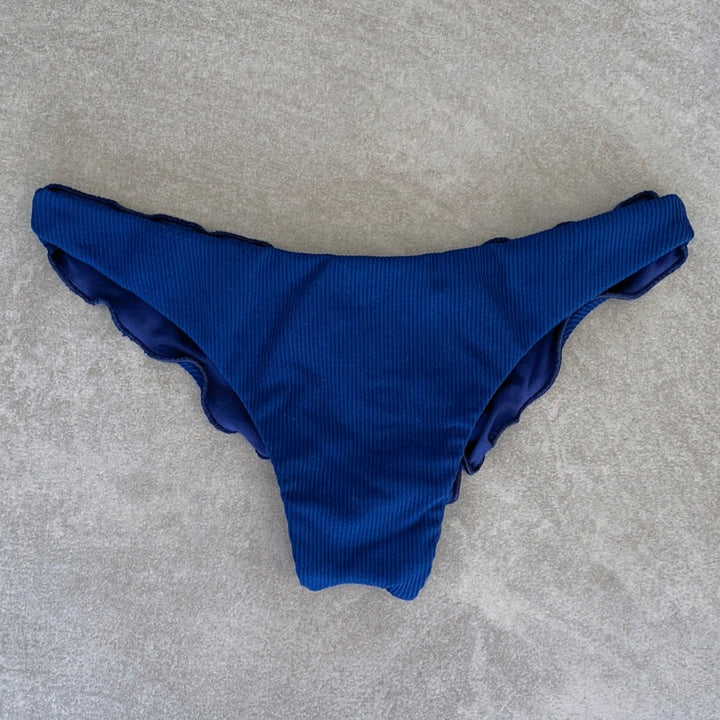 Mediterranean Sea Ribbed Lili Ripple Bikini Bottom-1