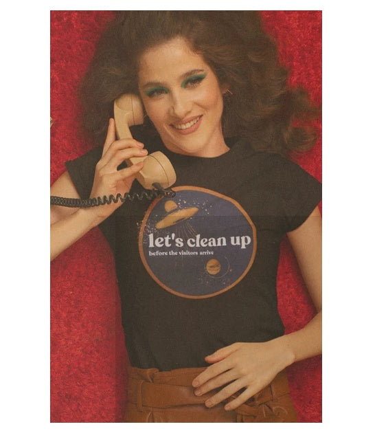 Let's Clean Up Circle Women's Organic Cotton Tee