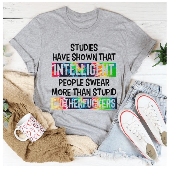 Intelligent People Swear T-Shirt