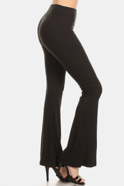 Leggings Depot High Waist Flare Leggings-0