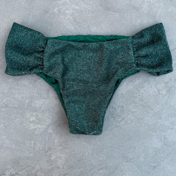 Teal Sparkle Classy Cheeky Bottom-0