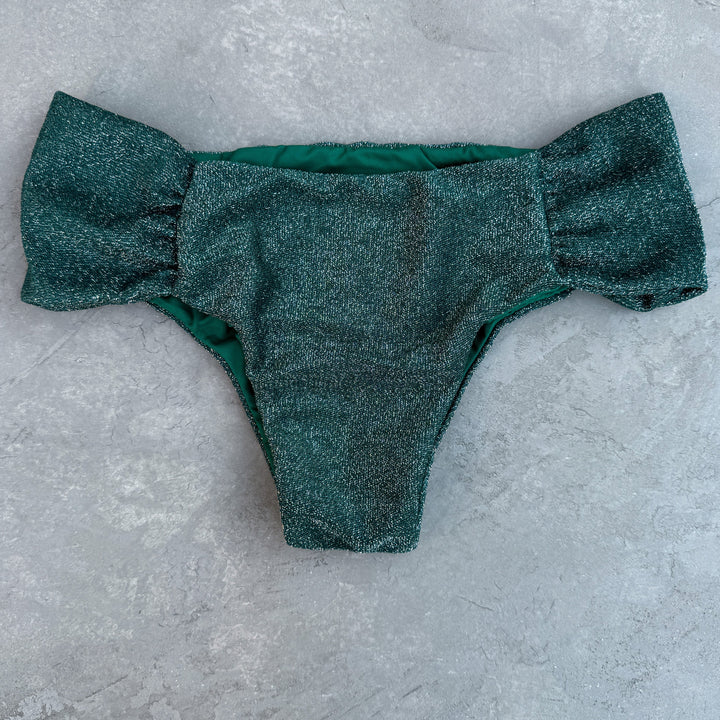 Teal Sparkle Classy Cheeky Bottom-0