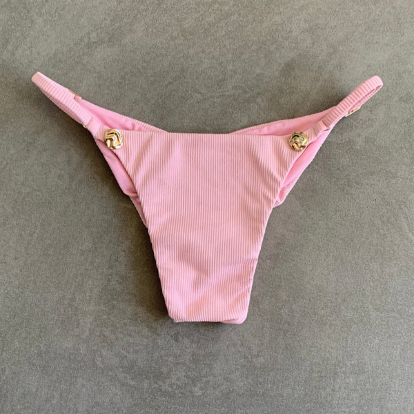 Himalayan Reef Ribbed Tanga Bikini Bottom-0