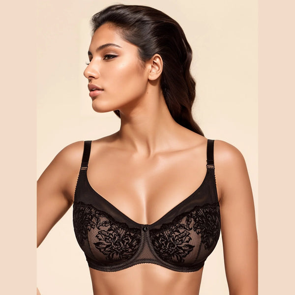 Ajour Adagio Sheer Mesh Full Coverage Bra-0