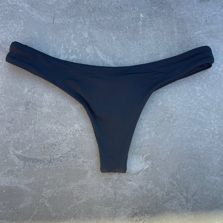 Light Black Kiki Bikini Bottom-0