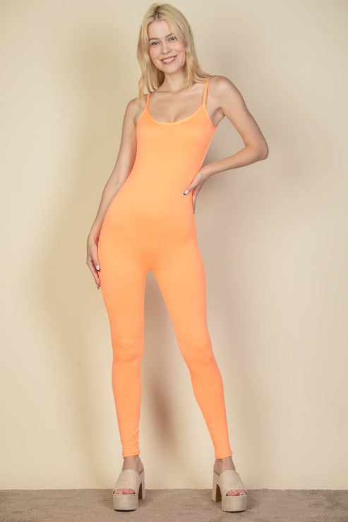 Solid Bodycon Cami Jumpsuit (CAPELLA)-14