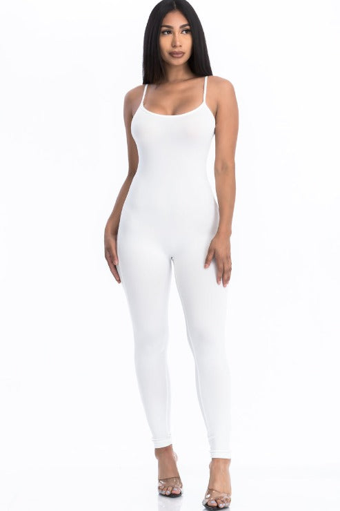 Solid Bodycon Cami Jumpsuit (CAPELLA)-15