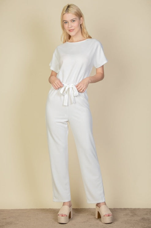 Tie Waist Relaxed Jumpsuit (CAPELLA)-7