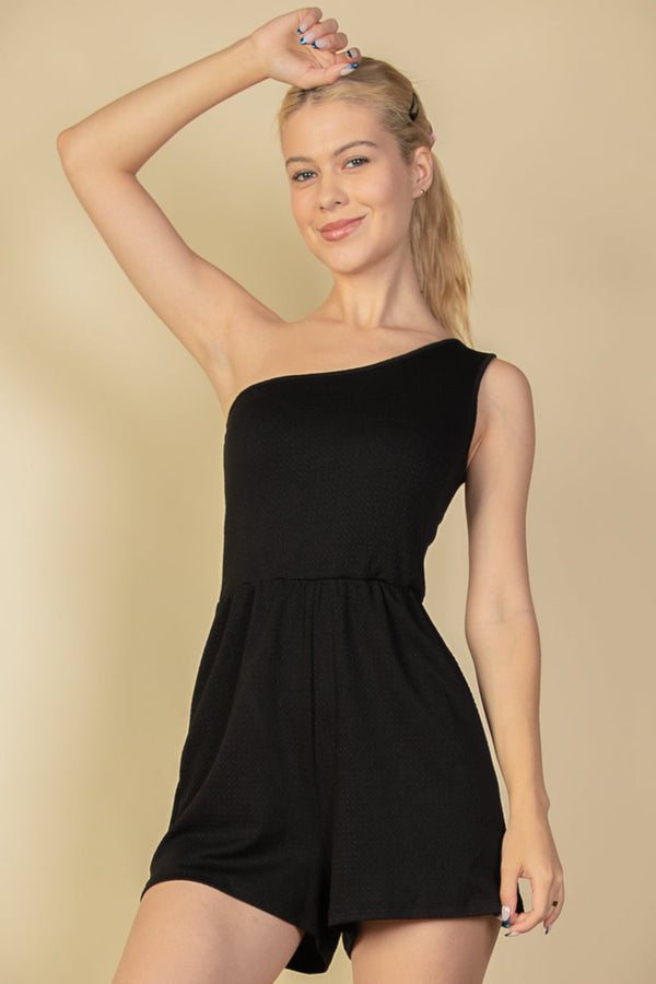 One Shoulder Romper (CAPELLA)-5