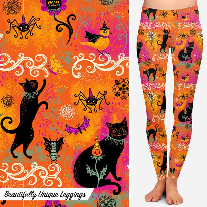 Summerween Jack-a-Doodle (Johanna Parker Exclusive) Leggings-2