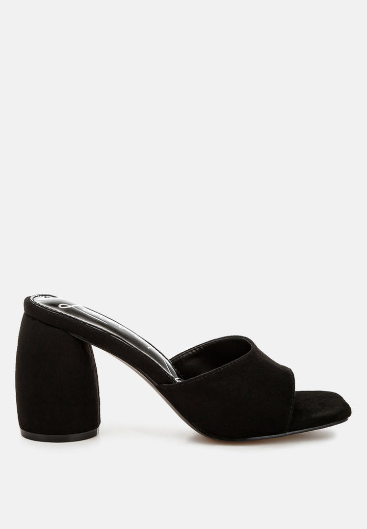 Bumblin Round Heel Micro Suede Sandals-5