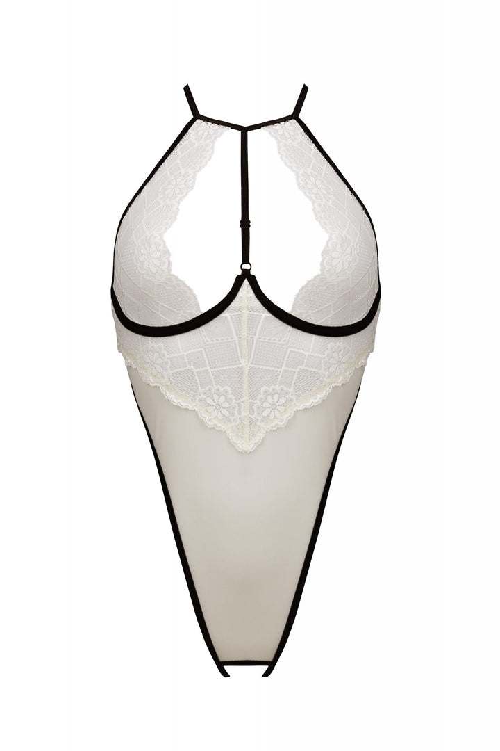 Sheer Mesh Lace Crotchless Body Passion Chica-2
