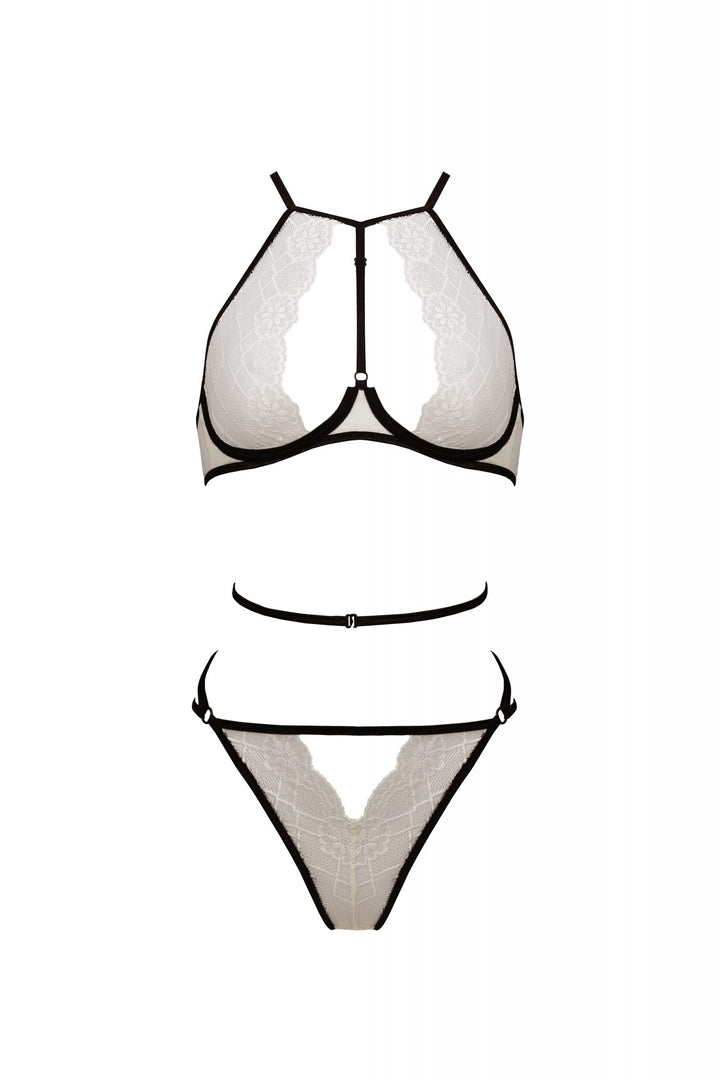 Soft Sheer Lace Top & Bikini Set Passion Chica-2