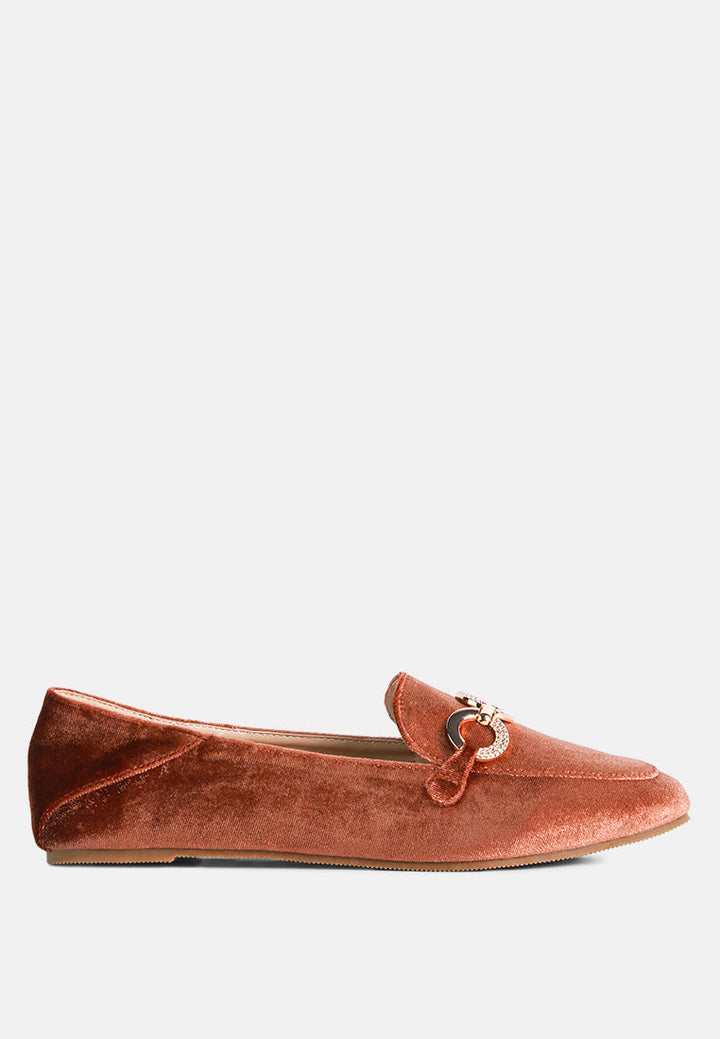 Velvet Metal Show Detail Loafers-0