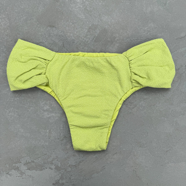 Seashore Textured Citrus Classy Cheeky Bikini Bottom-0