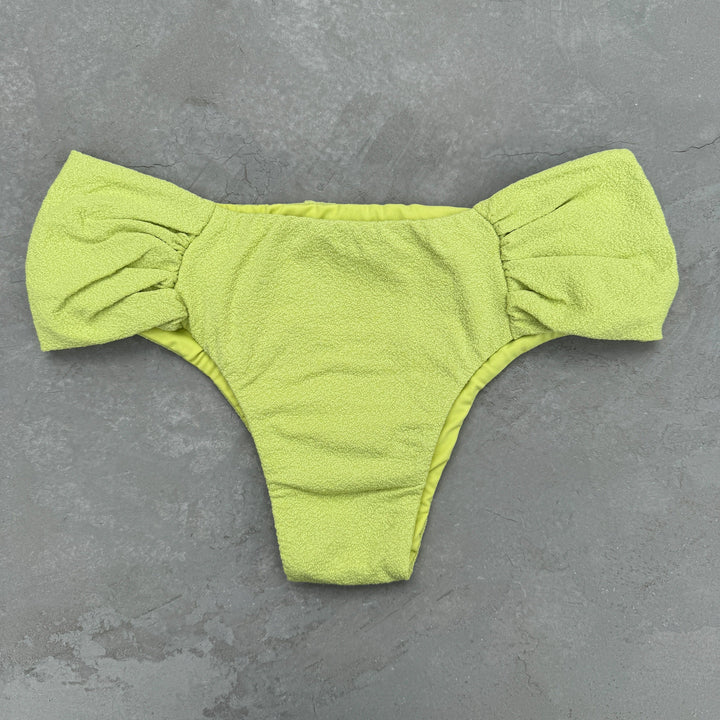 Seashore Textured Citrus Classy Cheeky Bikini Bottom-0