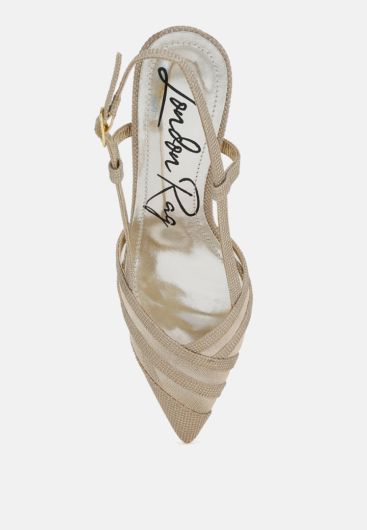 Daldra Kitten Heel Slingback Sandals-3