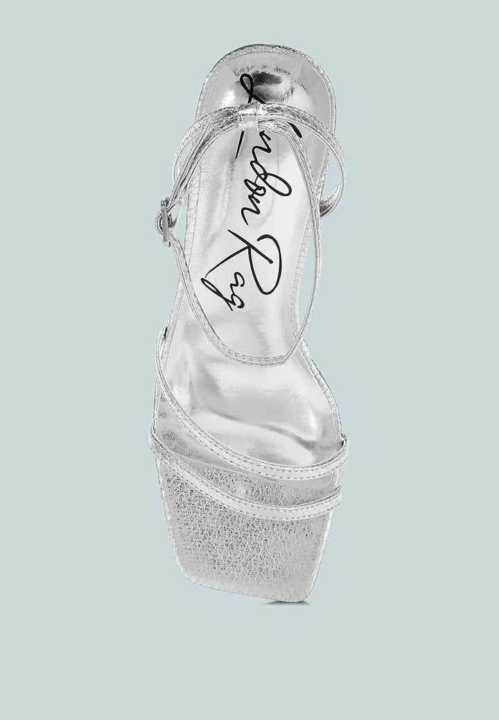 Deacon Faux Leather Strappy Sandals-3