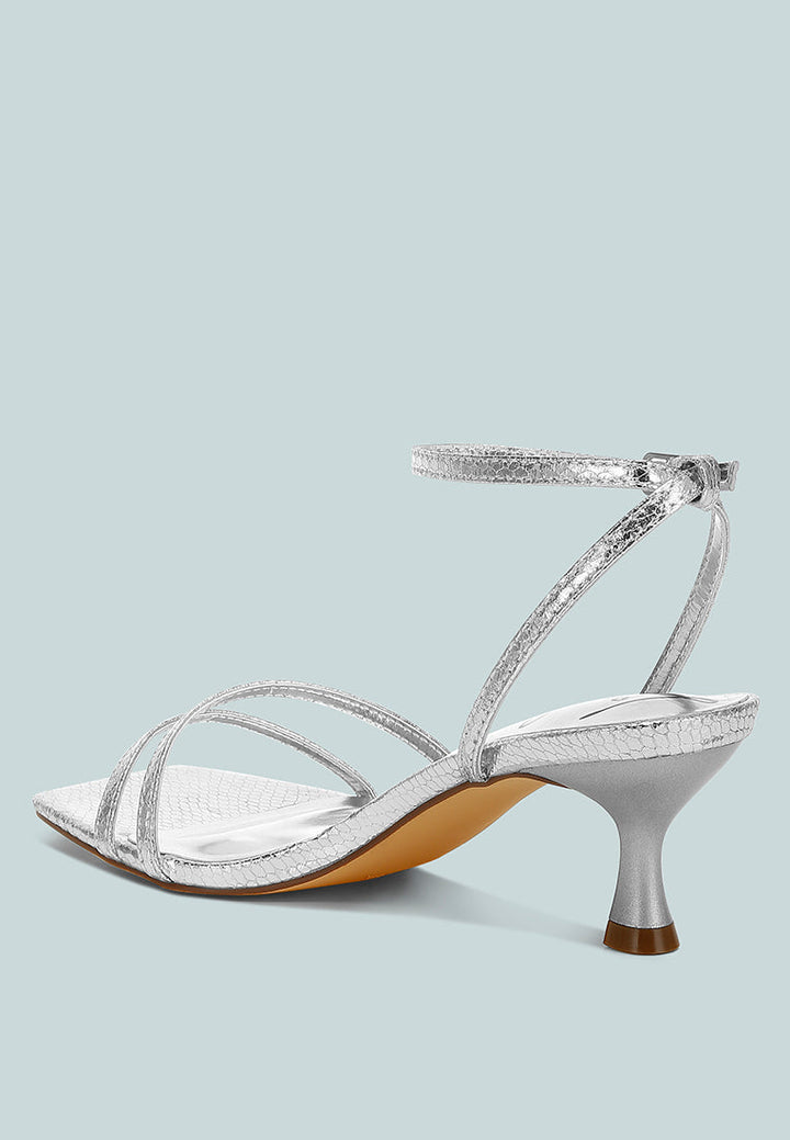 Deacon Faux Leather Strappy Sandals-2