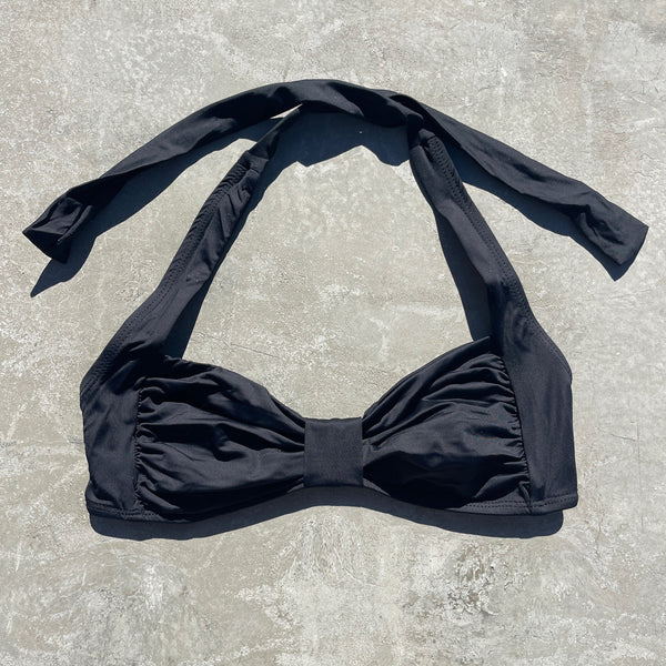 Light Black Leda Bikini Top-0