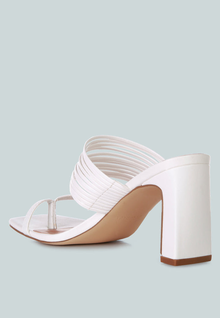 Follow Me Mid Block Heel Sandals-2