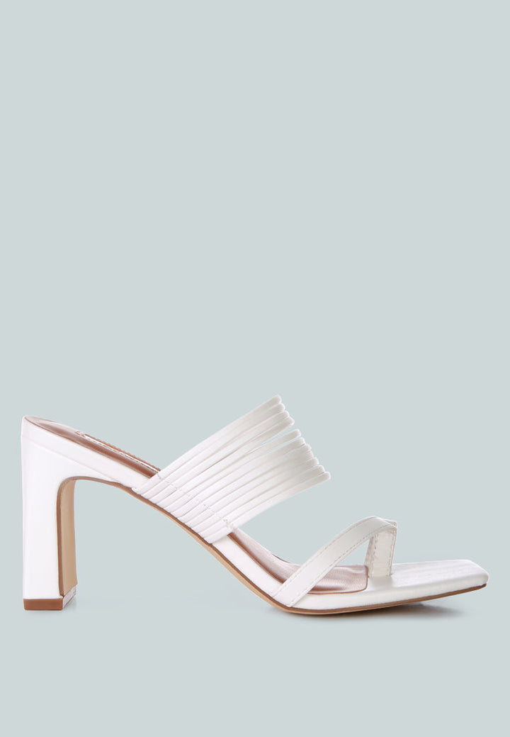 Follow Me Mid Block Heel Sandals-0