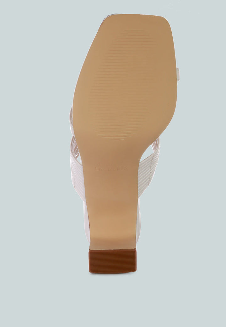 Follow Me Mid Block Heel Sandals-4