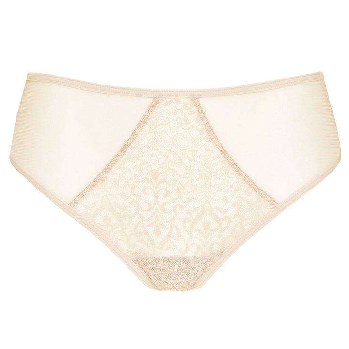 Semi Sheer Lace Bikini Panty Gorteks Gabi Beige-4