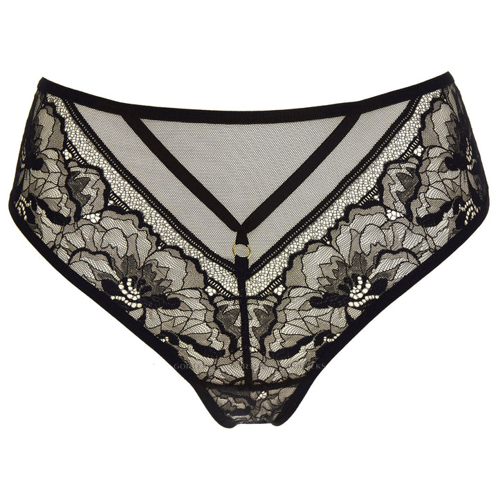 Sheer Lace Mid Rise Bikini Panty Gorteks Gwen-2