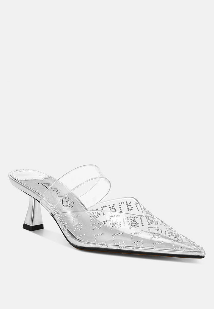 Holin Pointed Toe Kitten Heels-1