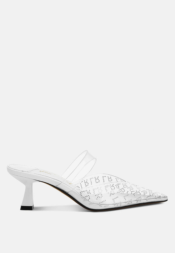 Holin Pointed Toe Kitten Heels-5