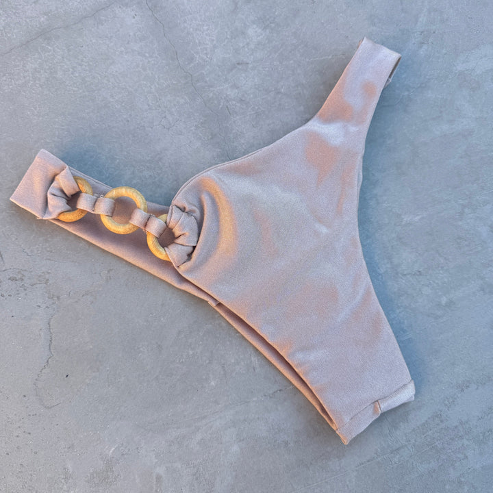 Champagne Sand Bia Rings Bikini Bottom-1