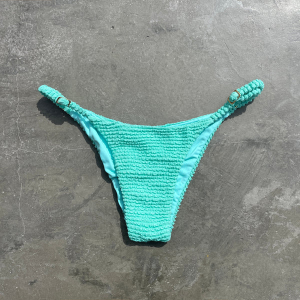 Atlantis Goddess Textured Tanga Bikini Bottom-0