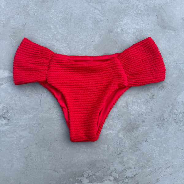 Mexican Chili Textured Classy Cheeky Bikini Bottom-0