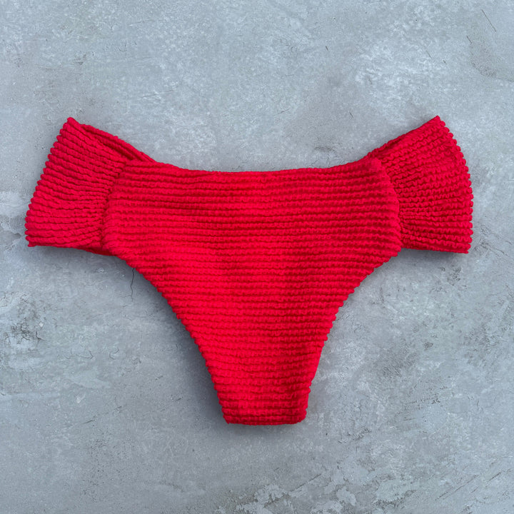 Mexican Chili Textured Classy Cheeky Bikini Bottom-1