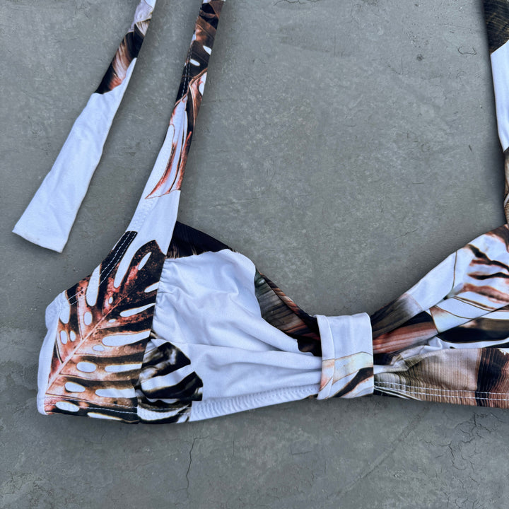 Caramel Blossom Leda Bikini Top-1