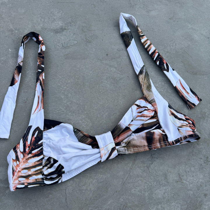 Caramel Blossom Leda Bikini Top-2