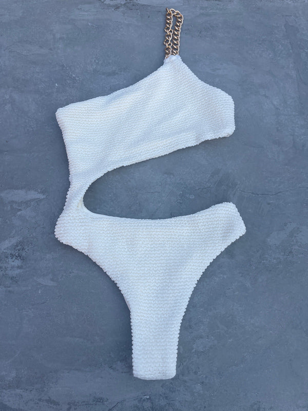 Pearl Textured Silvia One Piece Swimwear-0