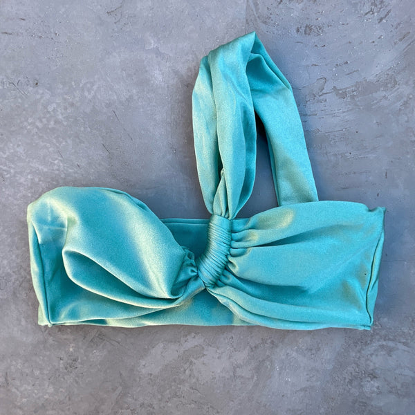 Turquoise Greek Bikini Top-0