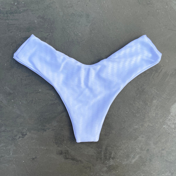 White Striped Hang Glider Bikini Bottom-0