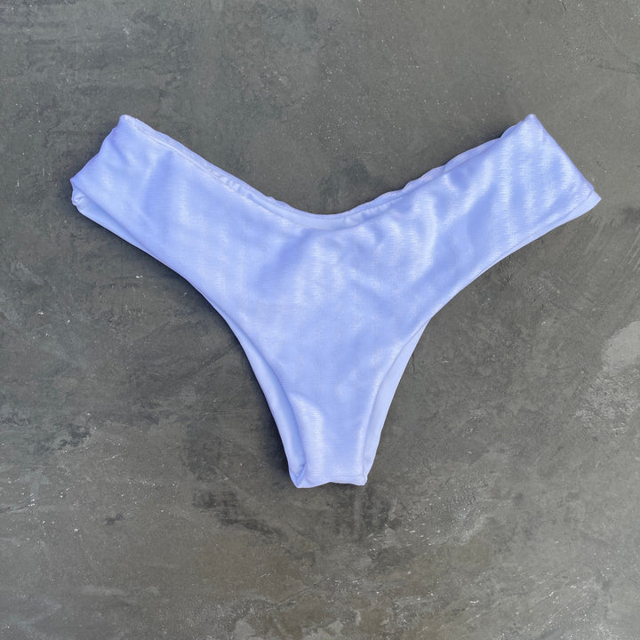 White Striped Hang Glider Bikini Bottom-1