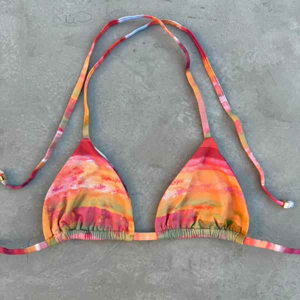 Aperol Sunsets Triangle Bikini Top-0